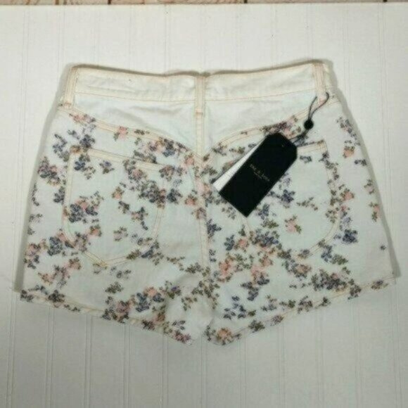 Rag & Bone Ellie Short High Waist Mom Micro Floral - Picture 4 of 6
